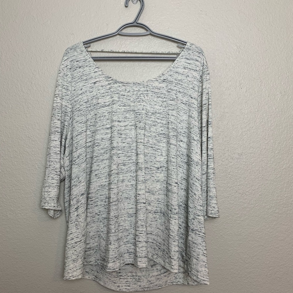 Lane Bryant drape back top